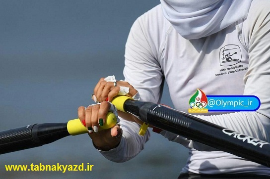 ناخن‌های جالب قایقران زن ایرانی شکار عکاسان المپیک +عکس