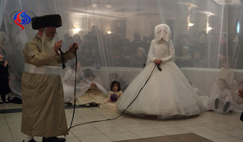 بستن عروس با افسار +عکس
