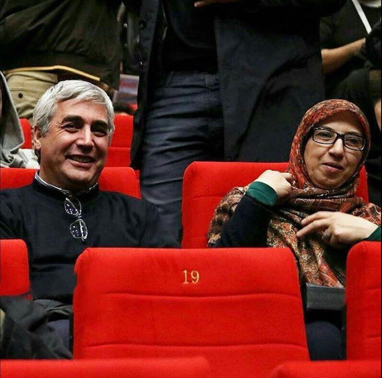 حاتمی کیا به همراه همسرش در جشنواره فجر +عکس