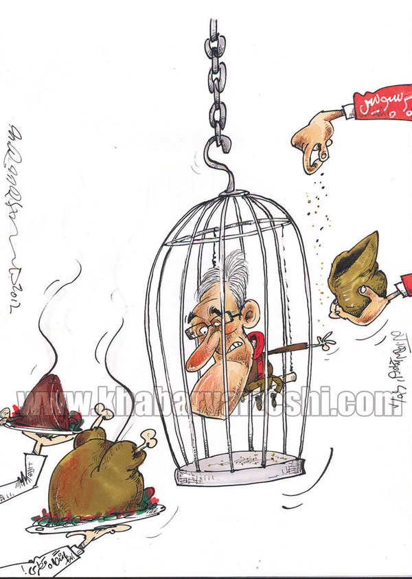 برانکو در قفس! +کاریکاتور