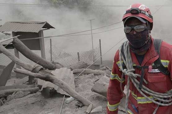 فوران دوباره آتشفشان گواتمالا +عکس