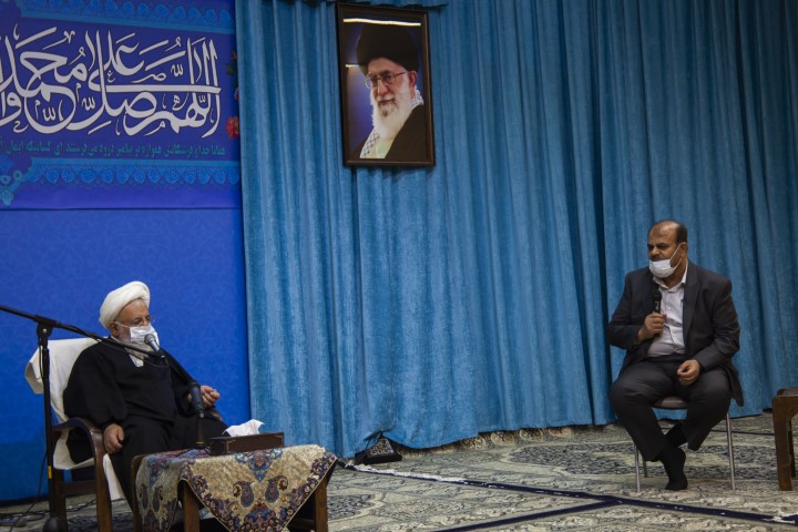 دیدار وزیر پیشین نفت با آیت الله ناصری به روایت تصویر