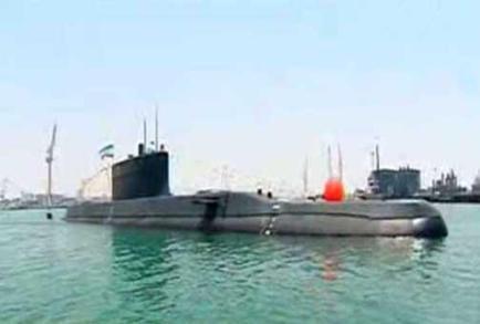 آزمایش زیردریایی جدید ایران +عکس