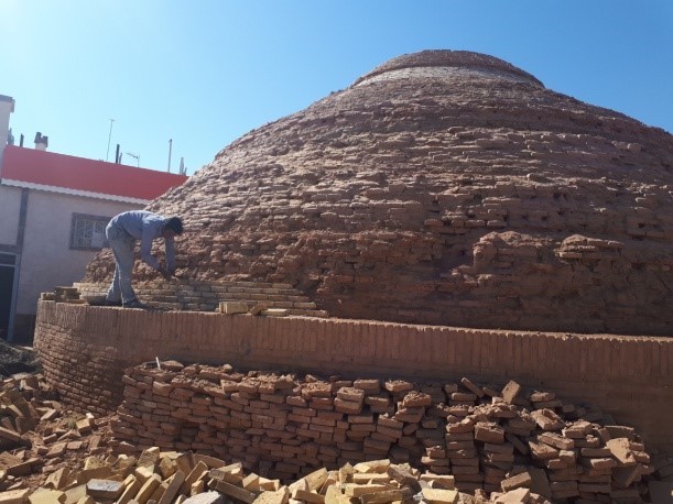 آب انبار حاجی نظام کاشمر مرمت شد