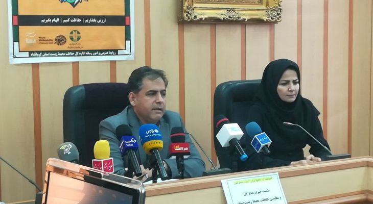 تالاب هشیلان به زودی سنددار می&zwnj;شود/ کرمانشاه از ابتدای سال فقط ۵۸ روز هوای پاک داشته است