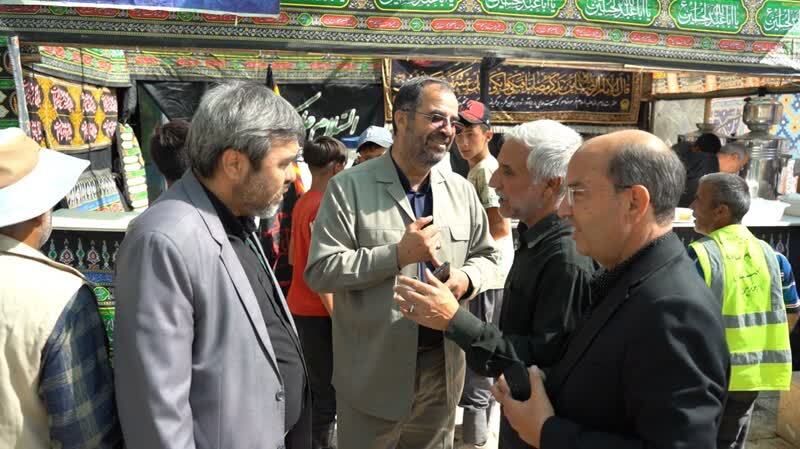 بازدید میدانی از موکب های پذیرایی و اسکان زائران در محور مشهد _ گلبهار